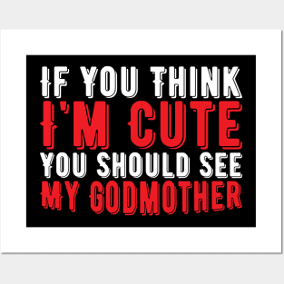 Funny Godmother, Vintage Gift Idea Posters and Art